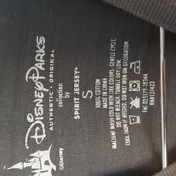 Walt Disney World Spirit Jersey, Gray with Sequins Graphic Size Small - Picture 5 of 6